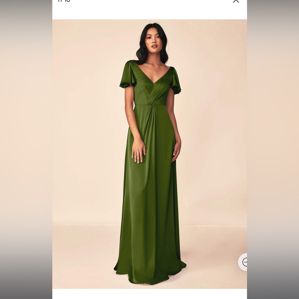 Silk Green Dress